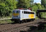 SCHWEERbau 140 797-2 (9180 6 140 797-2 D-LDS) ist am 15.05.2017 komplett überarbeitet und mit neuem Design LZ bei Hannover/Limmer Richtung Westen unterwegs...