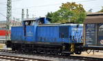 SKL Umschlagservice Lok III (98 803 345 137-4 D-SKLUS) mit Übergabezug am 20.07.18 Durchfahrt Magdeburg Hbf.