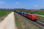 Mit dem DGS 42883 von Sindelfingen nach Koper in Slowenien werden Fahrzeuge des Herstellers Mercedes-Benz zur Verschiffung nach Übersee transportiert.