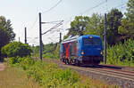 Am 01.09.24 rollte 248 029 der Spitzke Logistik Lz durch Brehna Richtung Bitterfeld.