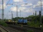 Die V100 und V60 von SLG Spitzke abgestellt in Gelsenkirchen Hbf.(13.07.2008)