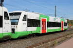 STB VT 106 (95 80 0650 506-8 D-STB) als RB 81205 von Erfurt Hbf nach Ilmenau), am 06.10.2022 in Neudietendorf.