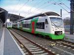 ITINO der EB und 2x650 der STB in Erfurt Hbf, 1.3.09.