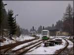 Zugkreuzung zweier RS 1 der STB am 10.11.2003 in Ernsthal.