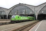 SVG 193 862 mit dem FLX 1236 nach Kln Hbf, am 13.02.2023 in Leipzig Hbf.