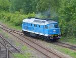 Traktion 4 Rent, 07-450, Ludmilla Blue Lady ( 9280 1233 450-6 D-TFR ) auf dem Weg zur Arbeit in Gera am 22.5.2024