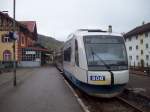 BOB im Bahnhof Tegernsee, Zug nach Mnchen.01.05.08