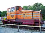 Lok 26 der AUGSBURGER LOCALBAHN im Bw Lenggries der Bayerischen Oberlandbahn am 07.09.2008.