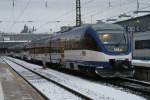 VT 720 und zwei weitere Talent der BOB am 28.01.2009 in Mnchen Hbf.