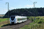 1440 713 als RE3 26987 von Hof Hbf nach Dresden Hbf bei Feilitzsch, 13.08.2016