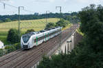 1440 713 als RE3 26989 von Hof Hbf nach Dresden Hbf bei Unterkotzau, 23.08.2016