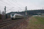 1440 715 der MRB als RE3 26976 von Dresden nach Hof kurz vor Hof, 09.12.2016