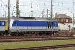 MRB 223 144 pausiert am 07.04.2021 auf dem Gleisvorfeld in Leipzig Hbf.