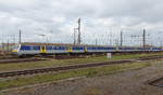 Der Steuerwagen D-TDRO 55 80 80-35 665-9 Bybdzf 482.1 am 07.04.2021 beim pausieren in Leipzig Hbf.