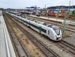 MRB 1440 709 als RE 74027 nach Dresden Hbf, am 17.10.2021 in Hof.