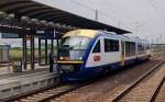 VT 612 der MRB steht am 05.07.10 in Bitterfeld zur Rckfahrt nach Leipzig bereit.