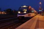 VT 0013 der Mitteldeutschen Regiobahn als MR51 (MR 68937) von Rathenow nach Brandenburg Hbf in Rathenow. 07.11.2011