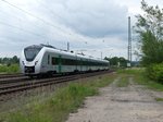 Mit dem Fahrplanwechsel Juni 2016 betreibt die MRB die Strecke Dresden-Hof.1440 708 nach Hof auf der Zwickauer Olzmannbrücke.12.06.2016.