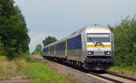 223 055 erreicht mit einem RE Leipzig-Chemnitz am 31.07.16 den Haltepunkt Lauterbach-Steinbach.