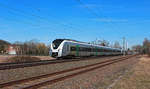 Am 04.03.2017 fährt 1440 702 als RB 26912 (Dresden Hbf - Zwickau (Sachs) Hbf) durch die Ortslage von Mosel.