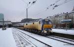 MaK DE 2700-10 der NOB steht am 3.01.10 mit ihrer NOB 80514 nach Westerland/Sylt abfahrbereit in Hamburg-Altona auf Gleis 6.