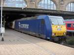 185 516-2 der NOB wartet in Hamburg Hbf auf die abfahrt richtung Padborg.