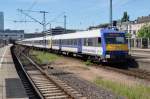 HAMBURG, 03.06.2011, Zug der Nord-Ostseebahn (NOB) nach Westerland/Sylt im Bahnhof Altona