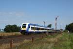 NOB 81713 von Westerland nach Hamburg-Altona kurz nach dem Halt in Langenhorn. Fotografiert am 18.07.2015. 