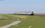 NOB81737 (Westerland(Sylt)-Hamburg Hbf) mit Schublok 245 205-0 am Hindenburgdamm 8.5.16