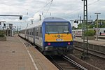 Nachschuss auf D-NOB 55 80 80-35 002-5 der Bauart Bybdzf 482.1 am 25.05.2015, als dieser zusammen mit der ER 20-011 (223 011-8) als eine Ersatzgarnitur in die Abstellanlage von Hamburg Altona aus dem