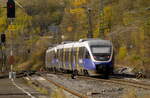 Bunter Herbst bei der Bahn und in der Natur.