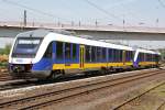 RE 10 Umleiter:NWB VT 553 am 6.6.10 in Ratingen-Lintorf