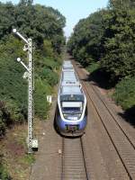 RE 14  Der Borkener  (Dorsten Bf-Essen Hbf). Gladbeck-Zweckel. 15.10.2011.