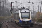 OSNABRÜCK, 24.11.2011, VT 501 der NordWestBahn fährt leer aus dem Osnabrücker Hauptbahnhof