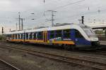 Ein Triebzug der Nordwestbahn am 11.5.12 im Duisburger Hbf.