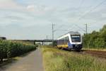 NWB VT 648 427 in Meerbusch-Osterath am 17.8.2012 