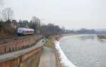 NWB 75662 Holzminden - Paderborn Hbf, erreicht in Krze den Hp.