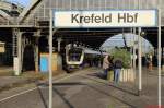 VT 648 437 der Nord-West-Bahn am 31.10.2013 im Krefelder Hauptbahnhof