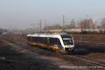 VT 648 369 (NordWestBahn) als RB43 in Richtung Dortmund Hbf in Gelsenkirchen Bismarck, 16.