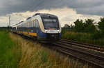 Zur Zeit fahren die NWB Triebwagen der Linie RE10 von Kleve bis in den Neusser Hbf wegen Bauarbeiten in Düsseldorf.