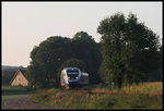  Haller Willem  VT 643313 der Nordwestbahn erreicht hier am 15.09.2016 um 08.02 Uhr in Kürze den Kreuzungsbahnhof Wellendorf auf der Fahrt nach Osnabrück.