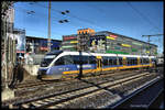 VT 643315 der Nordwestbahn startet hier am 30.12.2016 um 11.33 Uhr im HBF Bielefeld zu seiner Fahrt über die Sennebahn nach Paderborn.