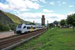 Trans Regio Mittelrheinbahn 460 508-5 am 10.08.19 in Oberwesel