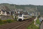 460 517 von  TRANS REGIO  bei der Durchfahrt von Oberwesel am 4.