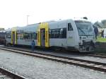 VT 019 (Regioshuttle) der Transregio war ebenfalls zu Gast in Ulmen beim Bahnhofsfest der Eifelquerbahn.