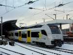 Der 460 016 (Desiro) Mainlinie) von Trans Regio am  05.01.2009 bei der Einfahrt in Kln Hbf.