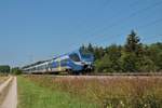 Transdev Meridian Stadler Flirt ET316 am 12.08.20 bei Eglharting