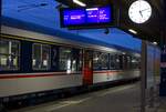 Ein RB40-Ersatzzug der TRI steht in Hagen Hbf zur Abfahrt bereit (11.01.2022)