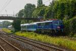 TRI 111 054-3 am Schluss in Wuppertal Sonnborn, am 07.06.2024.