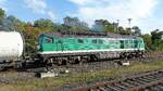 Die Triangula Ludmilla 241 338-3 ( 9280 1241 338-3 D-TRG ) mit einem Kesselwagenzug in Gera am 12.10.2022